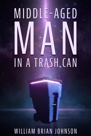 Middle-Aged Man in a Trashcan