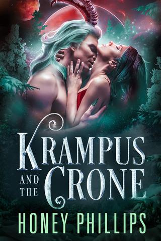 Krampus and the Crone: A SciFi Alien Warrior Romance (Horned Holidays #01)
